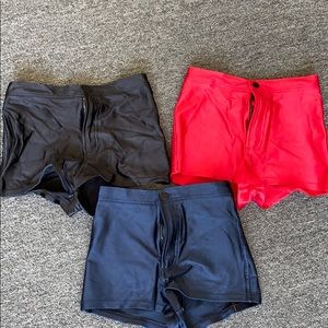American apparel high waisted shorts